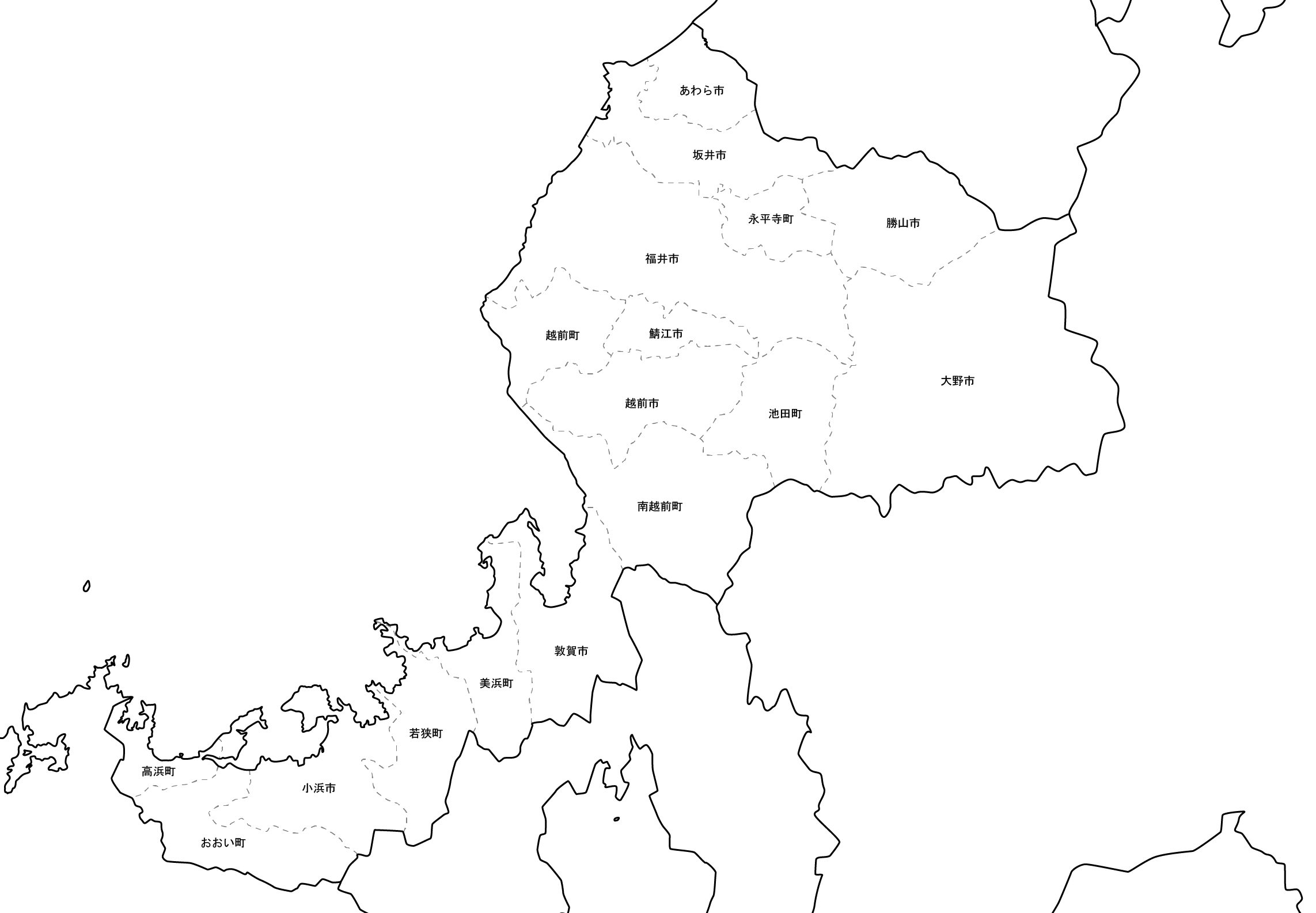 福井地図