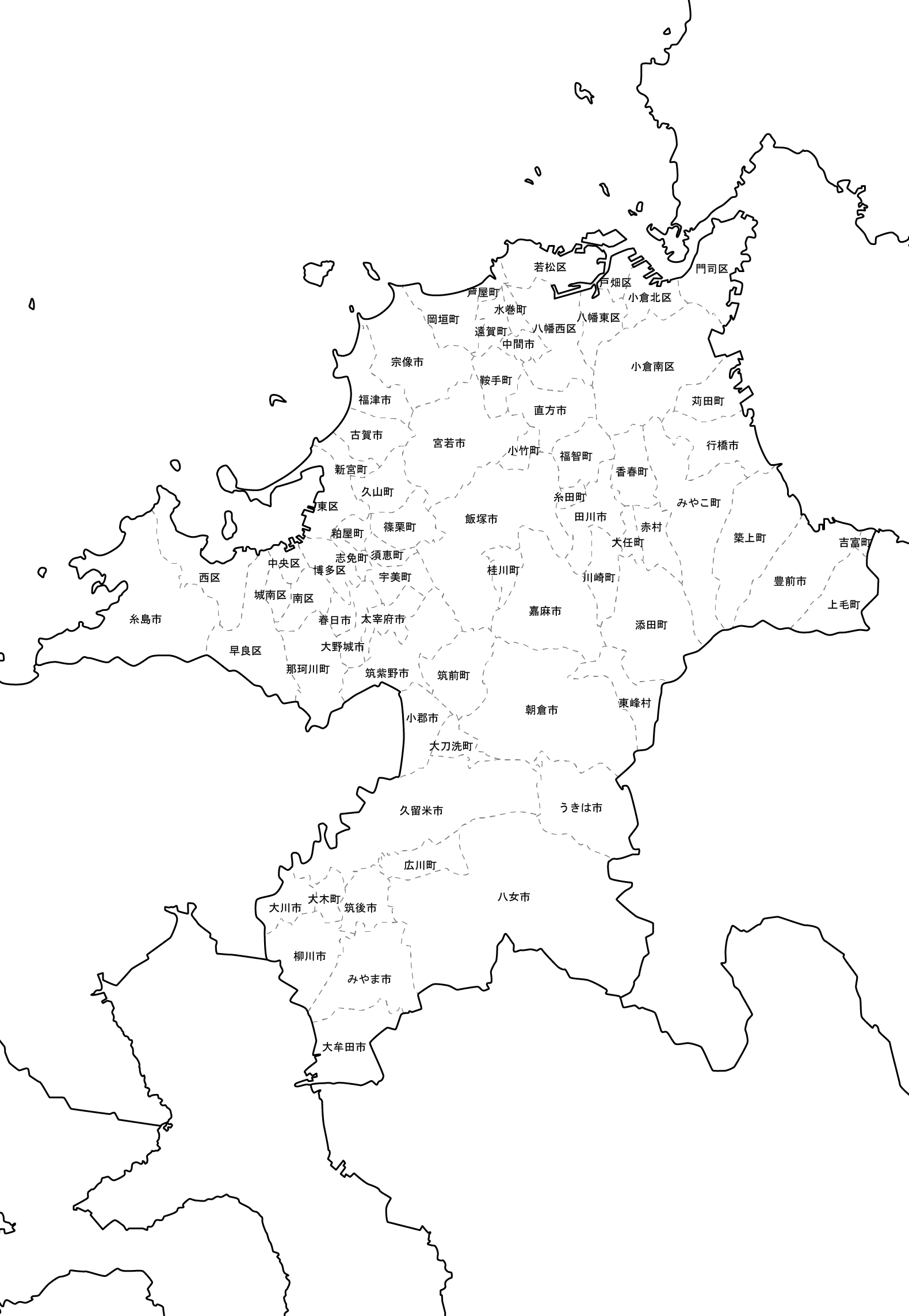 福岡地図