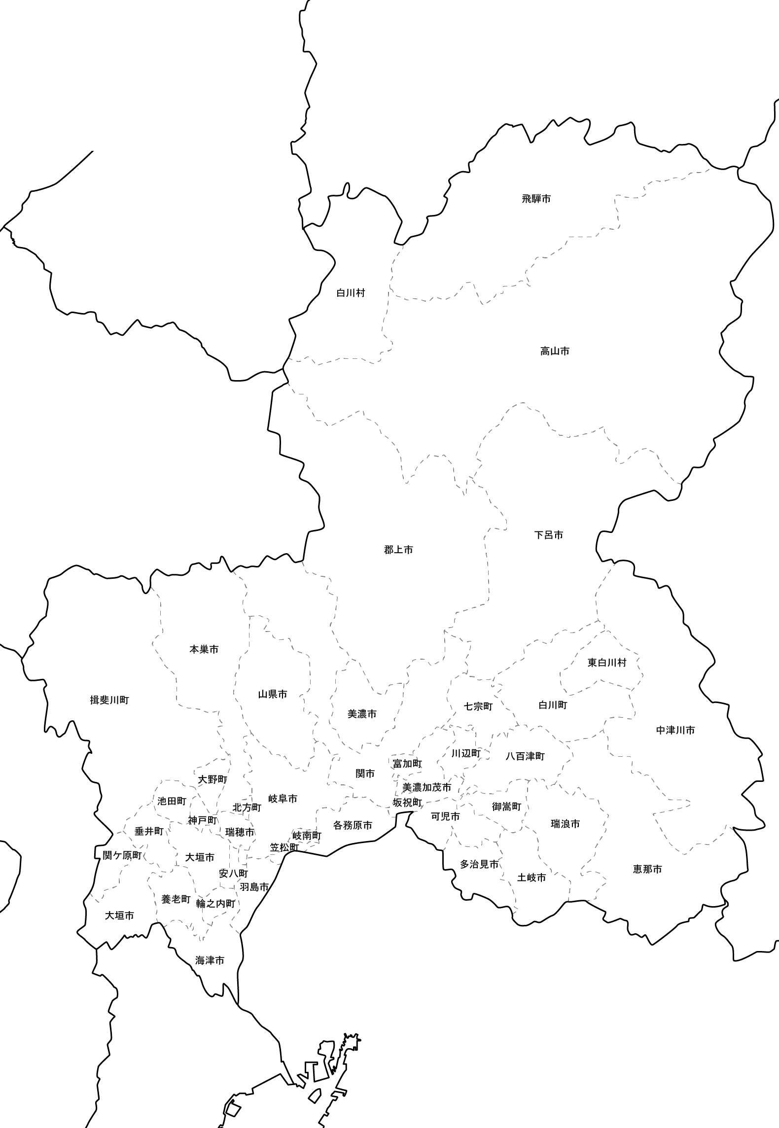 岐阜地図