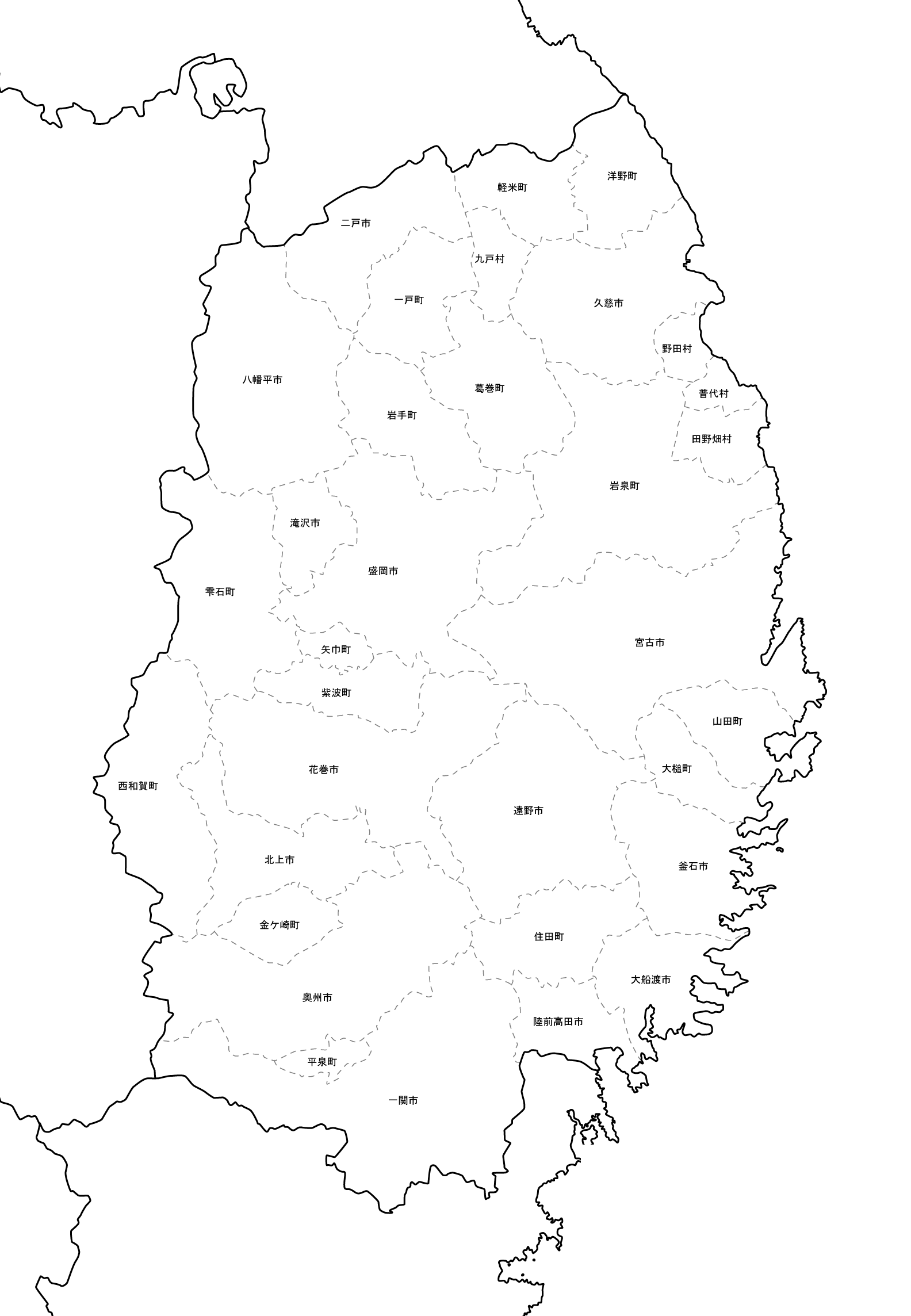 岩手地図