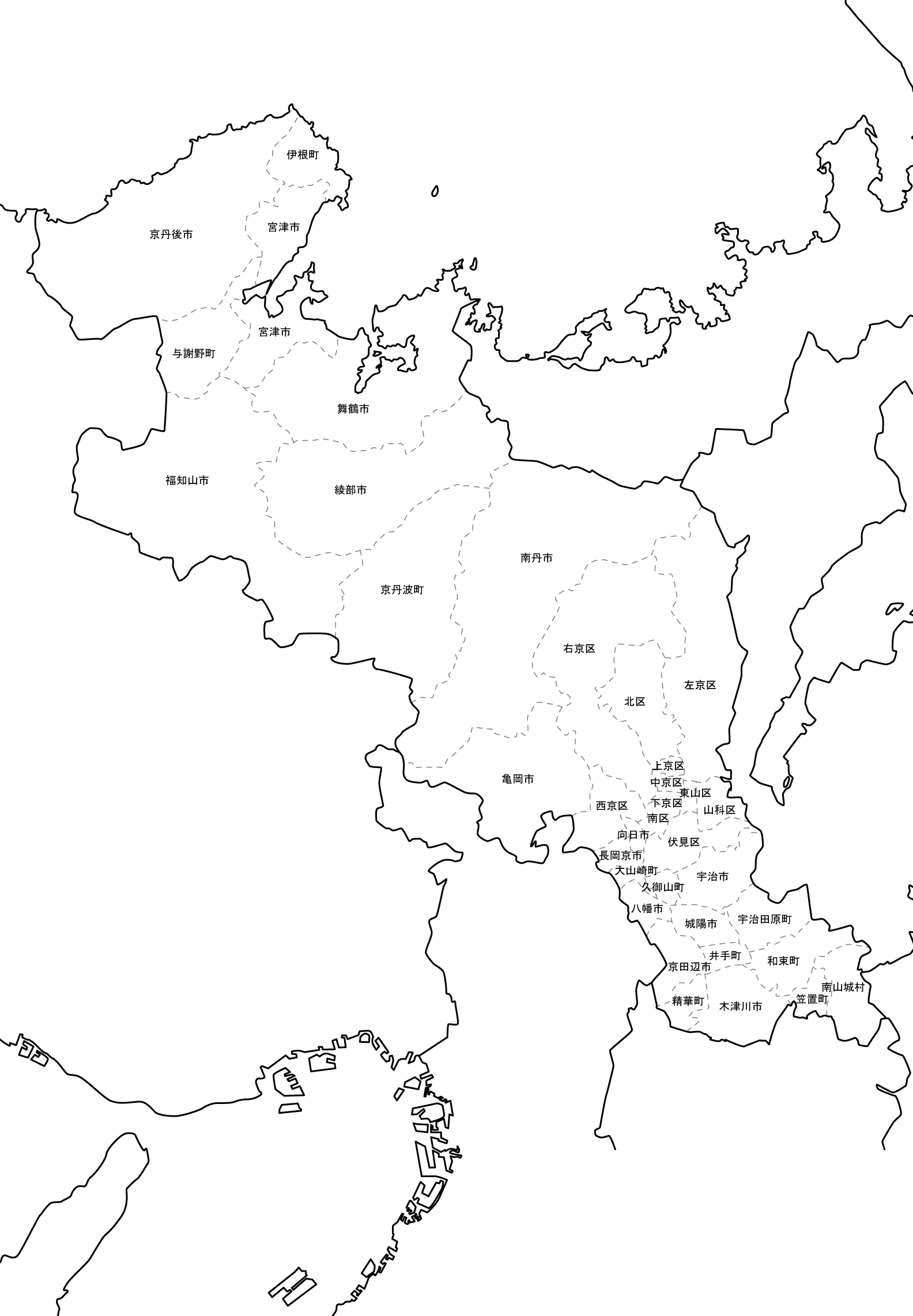 京都府地図