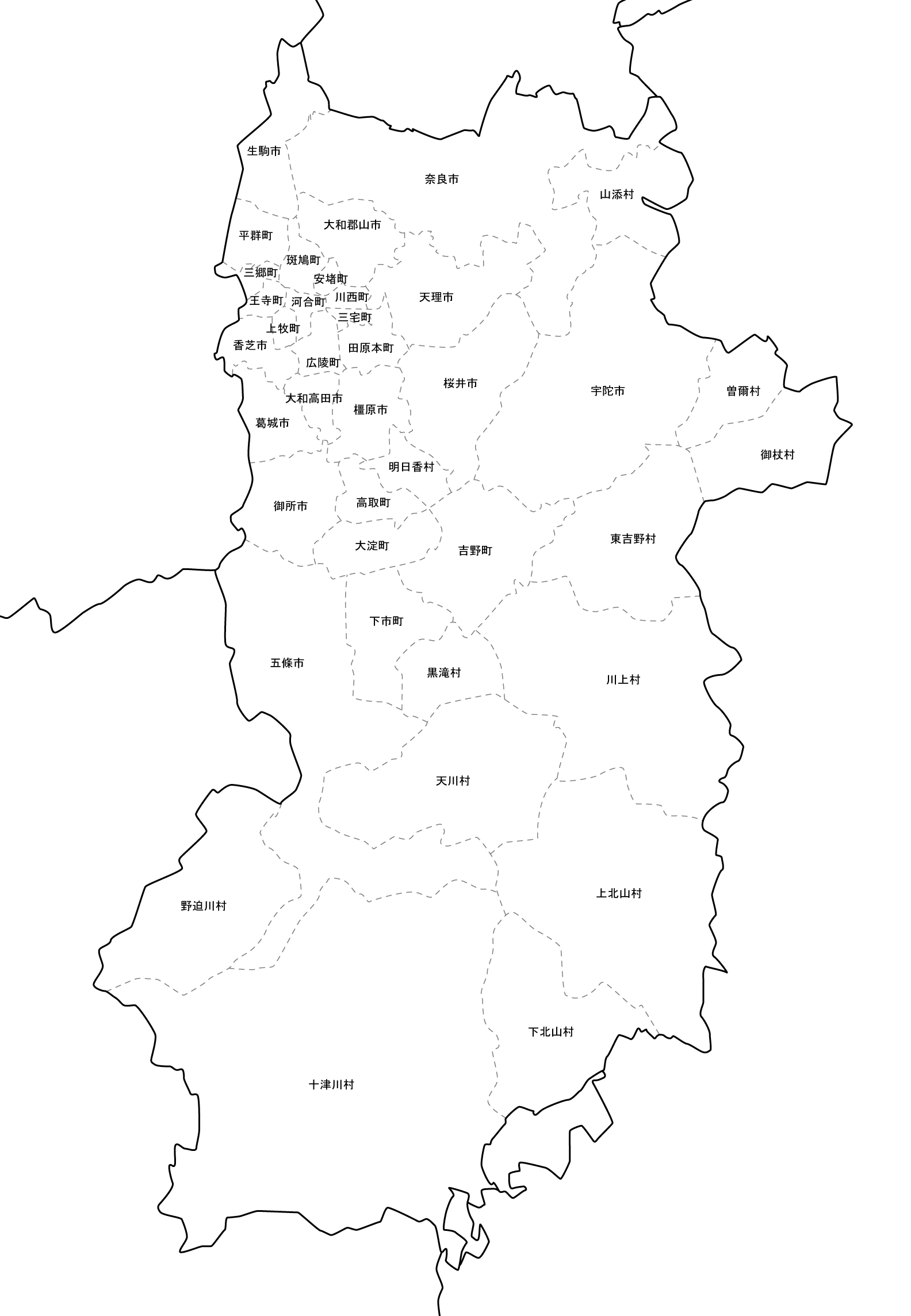 奈良地図