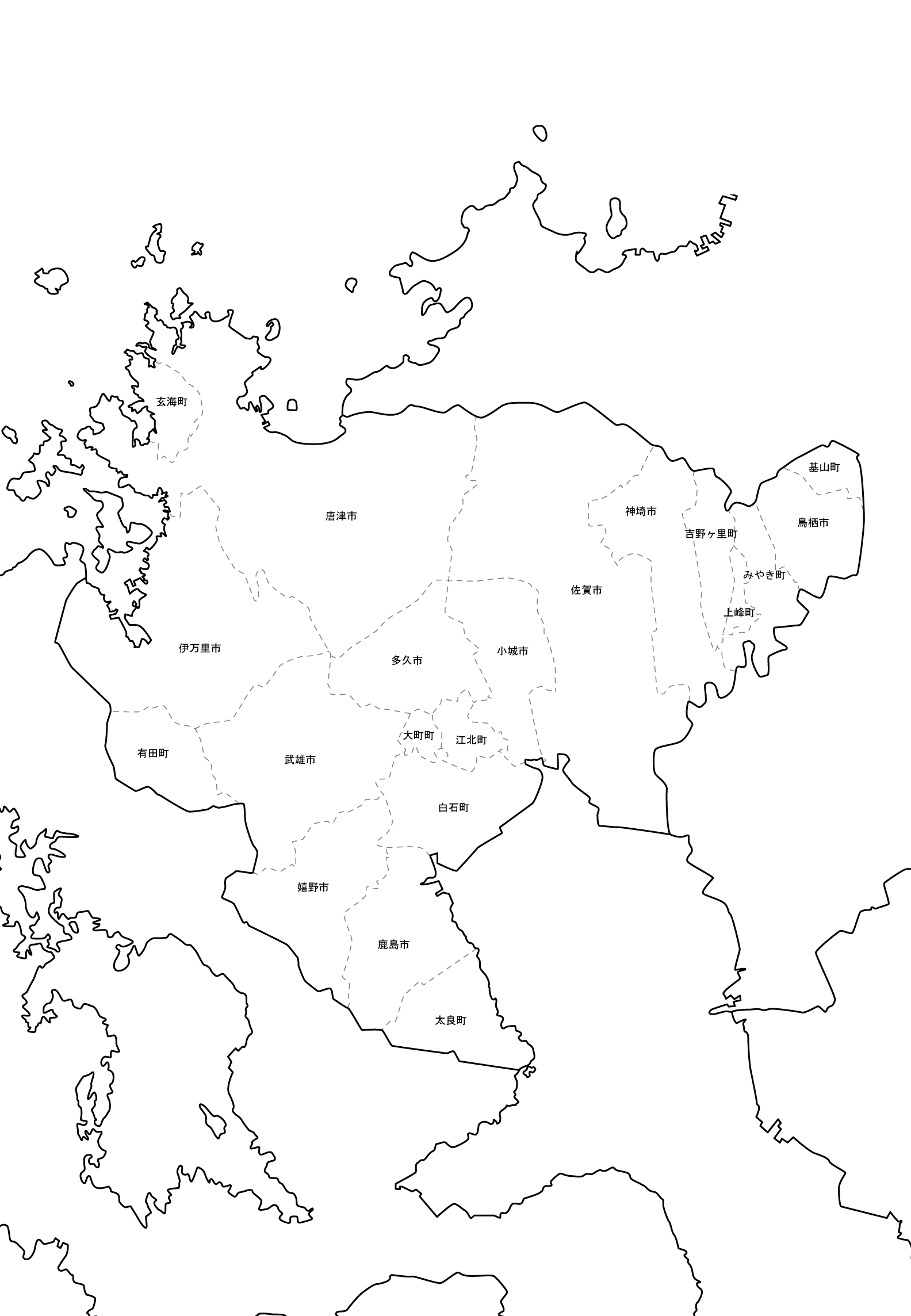 佐賀地図