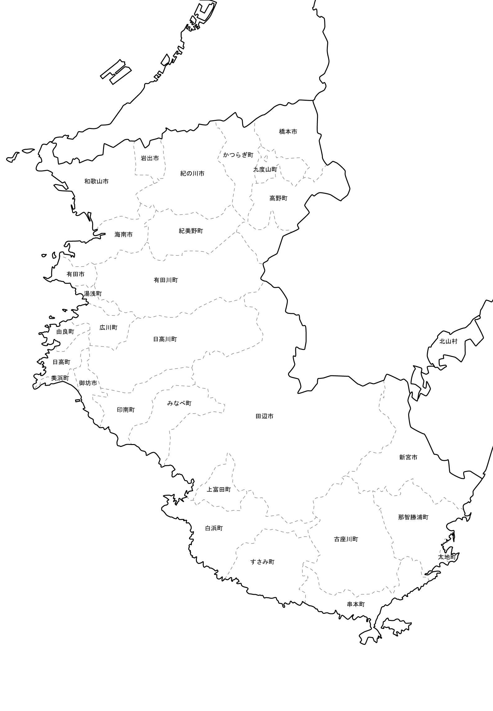 和歌山地図